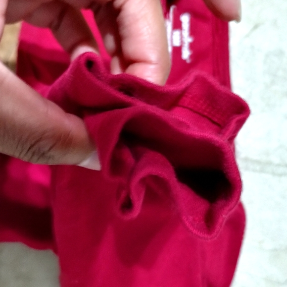 Garanimals Baby Girl Teddy Bear Burgundy Long Sleeve onesie Bodysuit Shirt 18M - Picture 7 of 12